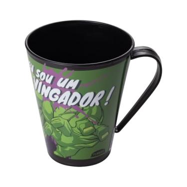 Imagem de Caneca de Plástico Avengers Hulk 360 ml, Plasútil