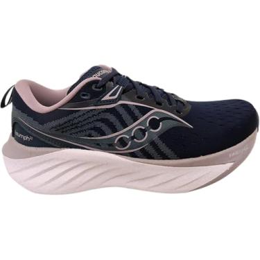 Imagem de Saucony Tênis feminino Triumph 22, Azul-marinho/crepúsculo, 37