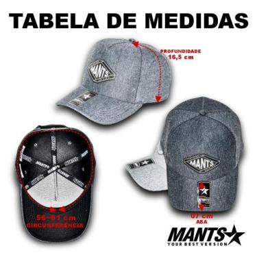 Imagem de Boné Baseball Americano Mants Clothing BMT-2501-PTO-6AM01