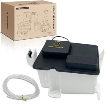 Imagem de A-Premium Reservatório de lavador de para-brisa compatível com modelos Ford & Lincoln - 2003 2004 - Expedição, navegador com (tampa/bomba de lavagem/mangueira/sensor de nível de fluido/suporte)