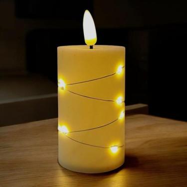 Imagem de Mini Vela Led Fio de Fada Luminária Mesa Lâmpada Decorativa - Tokyo De