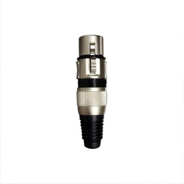 Imagem de Conector xlr Fêmea Niquelado Q 33 bk F - csr