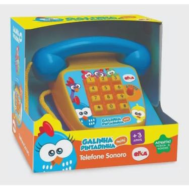 Imagem de Galinha Pintadinha Telefone Sonoro Elka - 1087
