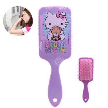 Imagem de Escova De Cabelo Raquete Lilás Hello Kitty Sanrio