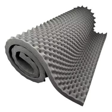 Imagem de Colchão Caixa De Ovo Pillow -85cm X 185cm X 4cm Chumbo D13 / Verde D33 / Azul D28.colchão casca de ovo；colchonete casal dobravel；colchonete(CHUMBO CASAL D13)