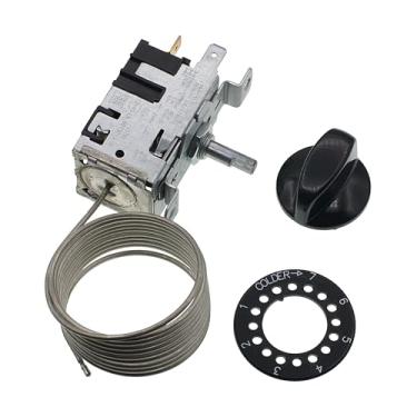 Imagem de MacMaxe Termostato de controle de temperatura 80-54568-00 com botão – Substituição compatível para geladeiras U-Line e refrigeradores de vinho