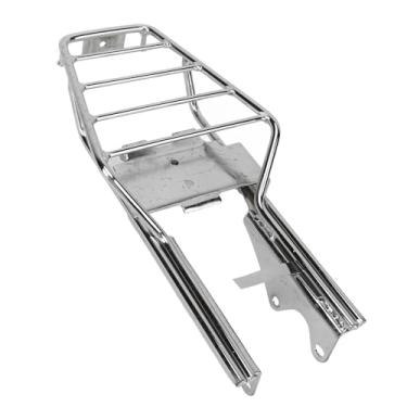 Imagem de Rack de Bagagem Traseiro Motocicleta Suporte de Montagem de Bagagem Traseira de Aço Inoxidável Maior Espaço de Armazenamento Suporte de Suporte de Bagagem para Monkey Z50 Z50J