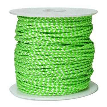 Imagem de Jameson Linha De Arremesso Poli/Dyneema, 2,5 Mm X 180 Pés, Alta Resistência, 450 Libras, Verde Neon E Branco, Compatível Com Lançador Tru Shot – Ideal Para Arboristas Cuidadores Árvores