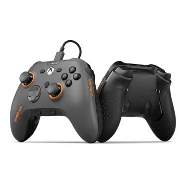 Imagem de SCUF VALOR PRO Wired Performance Xbox Controller – Customizable Back Paddles, Instant Triggers, Hall Effect Thumbsticks, Audio Controls, Xbox Series X|S, Xbox One, Windows PC – Steel Gray