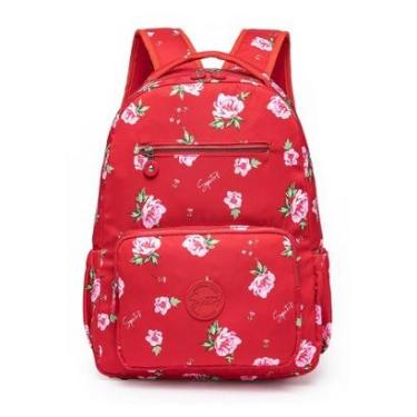 Imagem de Mochila Bolsa Spector Escolar Faculdade Trabalho Para Notebook Juvenil Grande Reforçada-Feminino