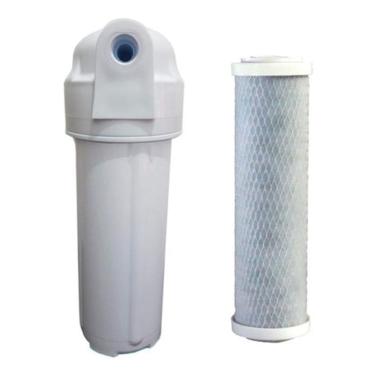 Imagem de Filtro Carcaça 9.3/4 + Refil De Carvão Ativado -Ponto De Uso