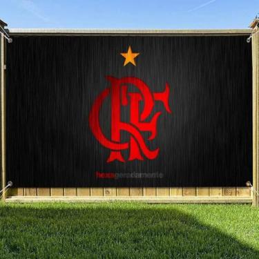 Imagem de Bandeira do Flamengo em Poliéster - 4 Furos para Decoração Externa, 90