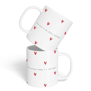 Imagem de Caneca Cerâmica - Amor - Meu Riso é Tão Feliz Contigo