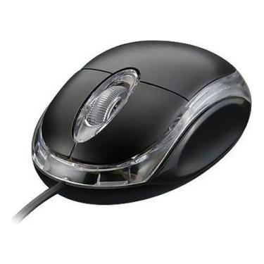 Imagem de Mouse USB Óptico Luminoso com LED 1000dpi - Design Ergonômico e Respos