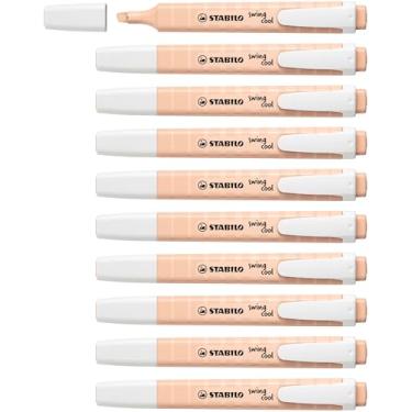 Imagem de Marca Texto STABILO SWING COOL, Beige (186), Caixa com 10 unidades
