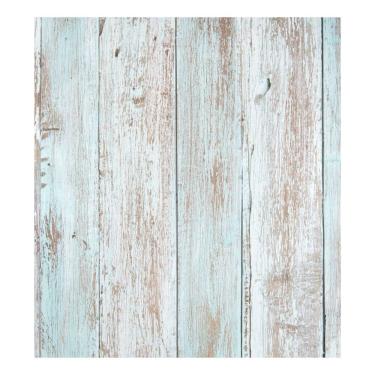 Imagem de Tampa magnética ALAZA Pastel Blue Wood Plank para máquina de lavar louça