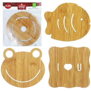 Imagem de Descanso Para Panela De Bambu 17x17cm Ck2656