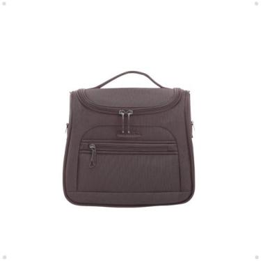 Imagem de Frasqueira Bolsa Organizadora Mão Mala Viagem Necessaire - Tripx, Café