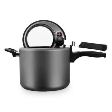 Imagem de Panela de Pressão com Visor MTA Alumínio Antiaderente 4,5L 6002, GRAFI