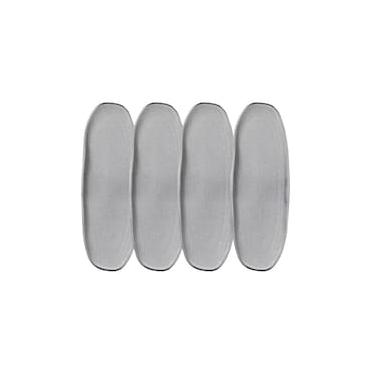 Imagem de Conjunto de Travessas Ovais Rasas Grandes Porto Brasil Orgânico Dust 36x13cm – 4 Peças