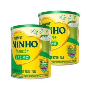Imagem de Kit 2 Composto Lácteo NINHO Fases 3+ 800g cada - Nestlé