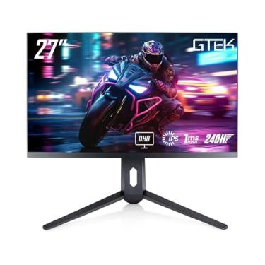 Imagem de GTEK 240Hz 2K Gaming Monitor, 27 Inch Display Full WQHD 2560 x 1440P, Extreme Low Motion Blur, Fast IPS 1ms MPRT, DisplayPort/HDMI, VESA - Q2740P