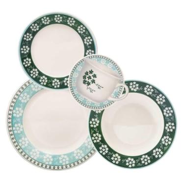 Imagem de Aparelho De Jantar 30 Peças Biona Donna 24 Bosque