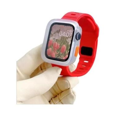 Imagem de Pulseira De Silicone Candy Para Apple Watch De 45mm 41mm Para as Série