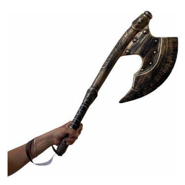 Imagem de Brinquedo Machado Gladiador Vikings Plástico - FR, Dourado
