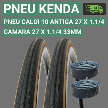 Imagem de Pneu Caloi 10 Pneu Faixa Bege Caloi 10 Monark 27x1 Kenda, Faixa bege 2