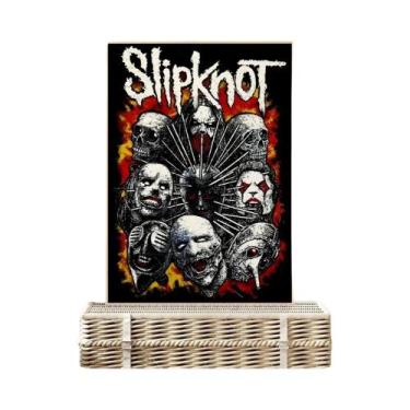 Imagem de Pôster De Lona Da Banda De Rock S-Slipknot, Arte De Parede Para Cafete