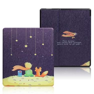 Imagem de Caso para Kindle Oasis (somente 9ª e 10ª Geração, Lançamento de 2017 E 2019), Capa de Proteção Leve de Couro PU Premium com Sleep Automotor-38