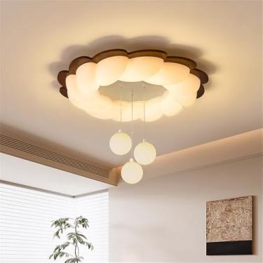 Imagem de Nórdico Moderno Quarto Lâmpada De Teto LED Moda Simplicidade Arte Sala De Estar Estudo De Restaurante Quarto Infantil Corredor Varanda Luz (3824 D59CM)