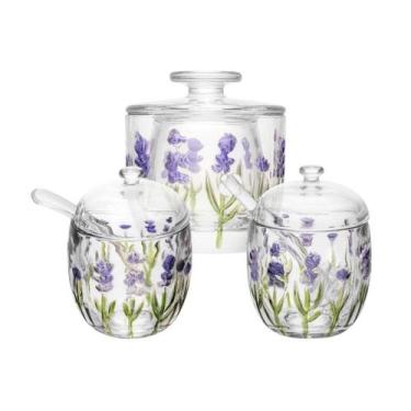 Imagem de Conjunto Manteigueira Francesa Meleira e Açucareiro C Colher - LYOR