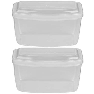 Imagem de 2pcs PP Caixa de armazenamento de plástico PP Caixa de óculos de óculos à prova de poeira para mergulho equipamento de snorkeling Tampa protetora transparente para proteção de