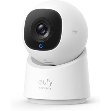 Imagem de eufy Câmera C220 por anker, Câmera de Segurança Wi-Fi 360º, 2K, Camera Pet, Visão Noturna, Audio de duas vias, Trabalha com Alexa, Alerta de Movimento, Rastreamento por IA, Compatível HomeBase 3