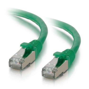 Imagem de C2G Cabo 00833 Cat6 - Cabo de rede Ethernet blindado Snagless, verde (2,74 metros)