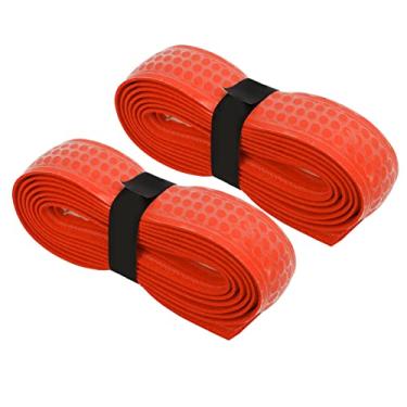 Imagem de aqxreight Tennis Badminton Racket Grip Fita Conjunto - Grip - Espessos para Controle e Conforto Aprimorados Banda de Alça de Absorção de Suor Amarelo (#5)