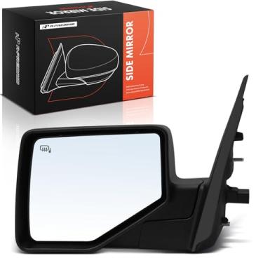 Imagem de A-Premium Espelho retrovisor elétrico do lado do motorista - compatível com Ford Explorer 2006 2007 2008 2009 2010 - Espelho retrovisor externo externo aquecido manual dobrável texturizado preto com