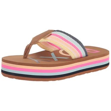 Imagem de Roxy Chinelo masculino Rg Chika Chunk, Azul/rosa, 11 Big Kid