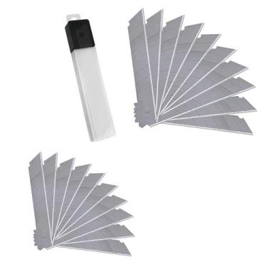 Imagem de Kit Lâminas Profissional Para Estilete 18mm Com 20 Peças - RIO TIJUCAS