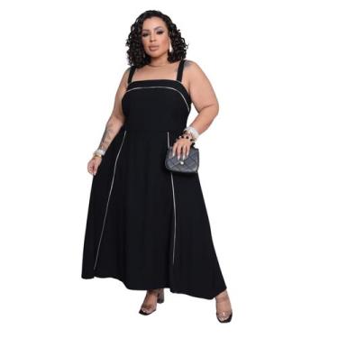 Imagem de Vestido Longo Alfaiataria Sensorial Marrant Plus Size 1 Geração G1 G2 