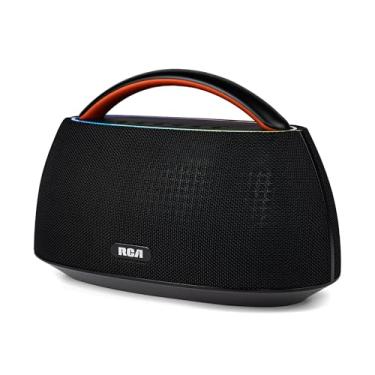 Imagem de RCA RS-FR316 – Caixa de Som Bluetooth 5.3 Portátil 90W com Luz LED Ritmo Música, 3 Modos EQ, TWS Sem Fio, Grave Potente, Bateria 8h, USB-C, Caixa de Som para Festa e Casa