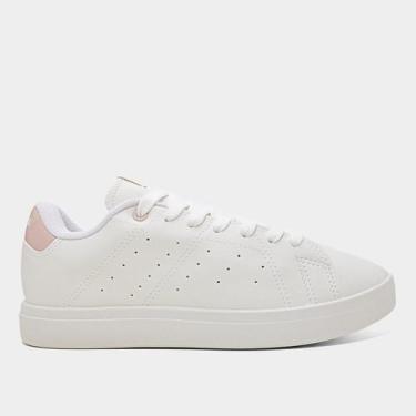 Imagem de Tênis Rainha Kingdom II Feminino, Branco, Rosa, 35