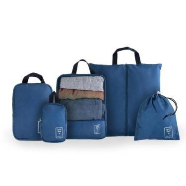 Imagem de Kit Organizador de Mala com 5 Pecas - Bagaggio, U