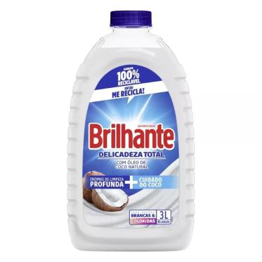 Imagem de Sabão Liquido Brilhante Delicadeza Total Coco 3L