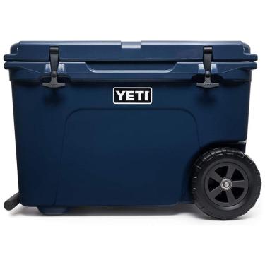 Imagem de Cooler Térmico Portátil 45 Latas com Alça e Rodas, YETI, Azul Marinho
