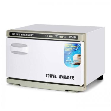 Imagem de Aquecedor de Toalha Elétrico para Barbearia e Salão de Beleza 16L, 110V, Artist hand, Branco
