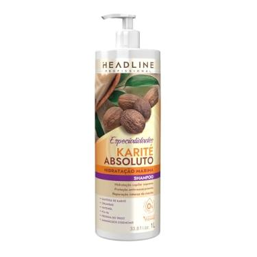 Imagem de Shampoo Karité Absoluto - Limpa, Hidrata e Repara - HEADLINE Especialidades - 1L
