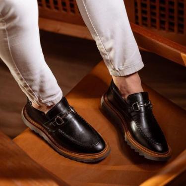 Imagem de Sapato Masculino Dublin Oxford Tratorado Social Mocassim Casual Modern